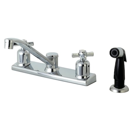 FB122ZX 8-Inch Centerset Kitchen Faucet With Sprayer